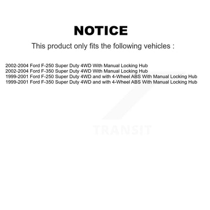 Brake Hydraulic Hose Front Left 12-H381185 For Ford F-350 Super Duty F-250