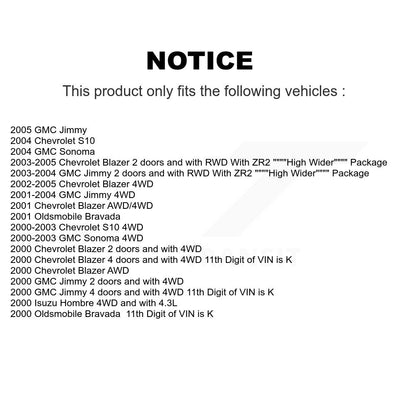 Brake Hydraulic Hose Front Right 12-H381343 For Chevrolet GMC Blazer S10 Jimmy