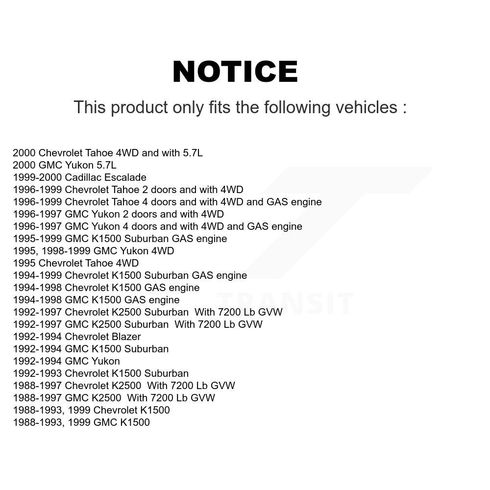 Brake Hydraulic Hose Front Right 12-H38665 For K1500 Chevrolet GMC K2500 Tahoe
