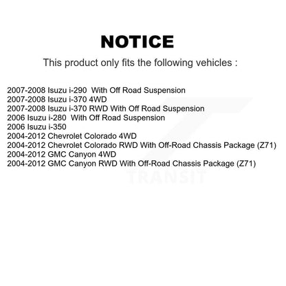 Brake Hydraulic Hose Front Right 12-H620447 For Chevrolet Colorado GMC Canyon