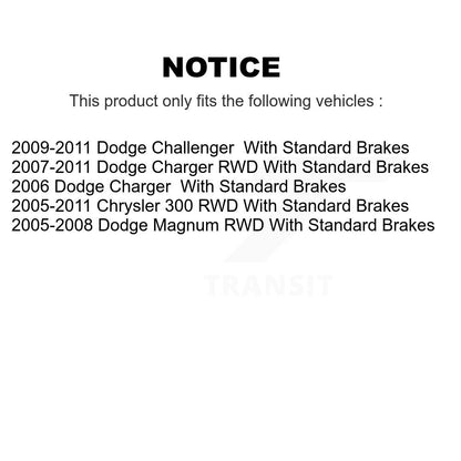 Brake Hydraulic Hose Front Left 12-H620565 For Dodge Chrysler 300 Charger Magnum
