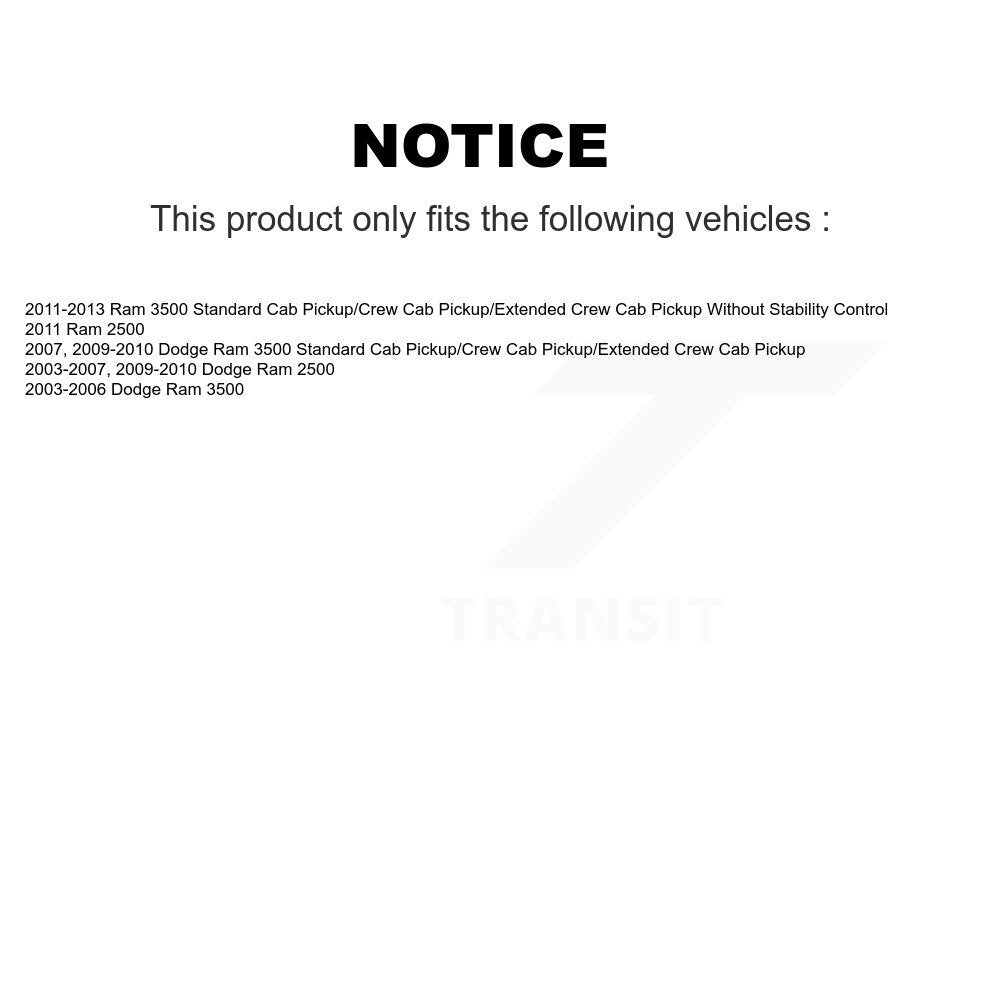 Brake Hydraulic Hose Rear Center 12-H620590 For Dodge Ram 2500 3500