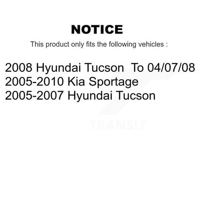 Brake Hydraulic Hose Front Left 12-H620598 For Hyundai Tucson Kia Sportage