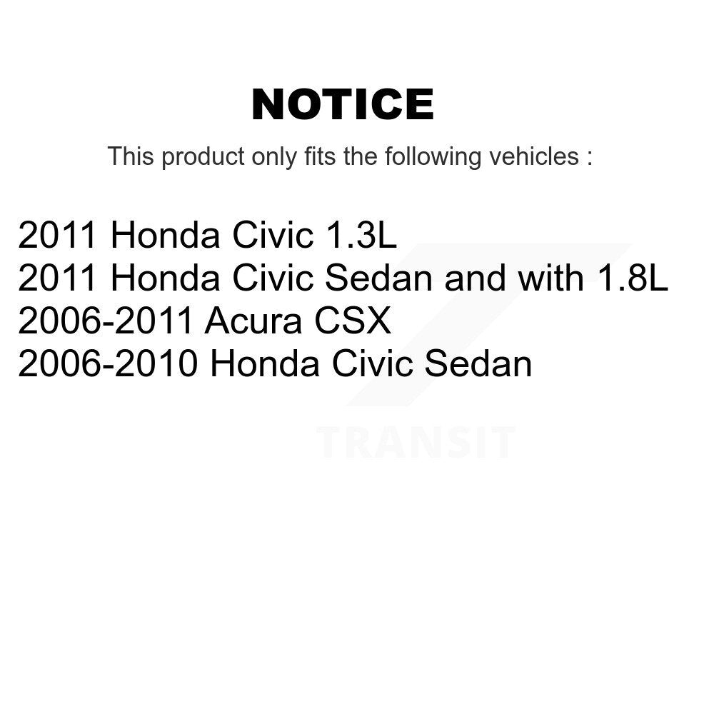 Brake Hydraulic Hose Front Left 12-H620736 For Honda Civic Acura CSX