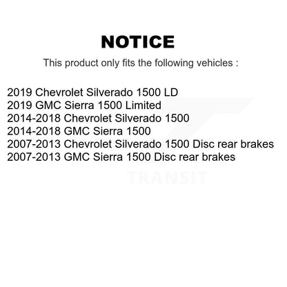 Brake Hydraulic Hose Rear Left 12-H620767 For GMC Sierra 1500 Chevrolet LD