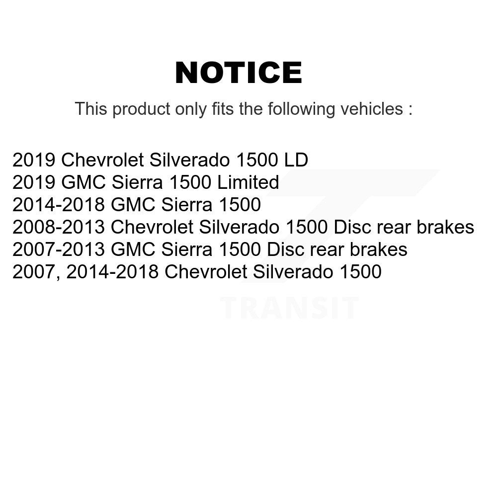 Brake Hydraulic Hose Rear Right 12-H620770 For GMC Sierra 1500 Chevrolet LD