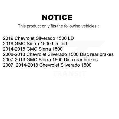 Brake Hydraulic Hose Rear Right 12-H620770 For GMC Sierra 1500 Chevrolet LD