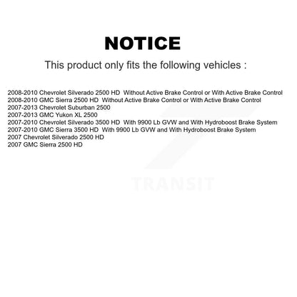 Brake Hydraulic Hose Rear Left 12-H620781 For Chevrolet GMC Sierra 2500 HD 3500