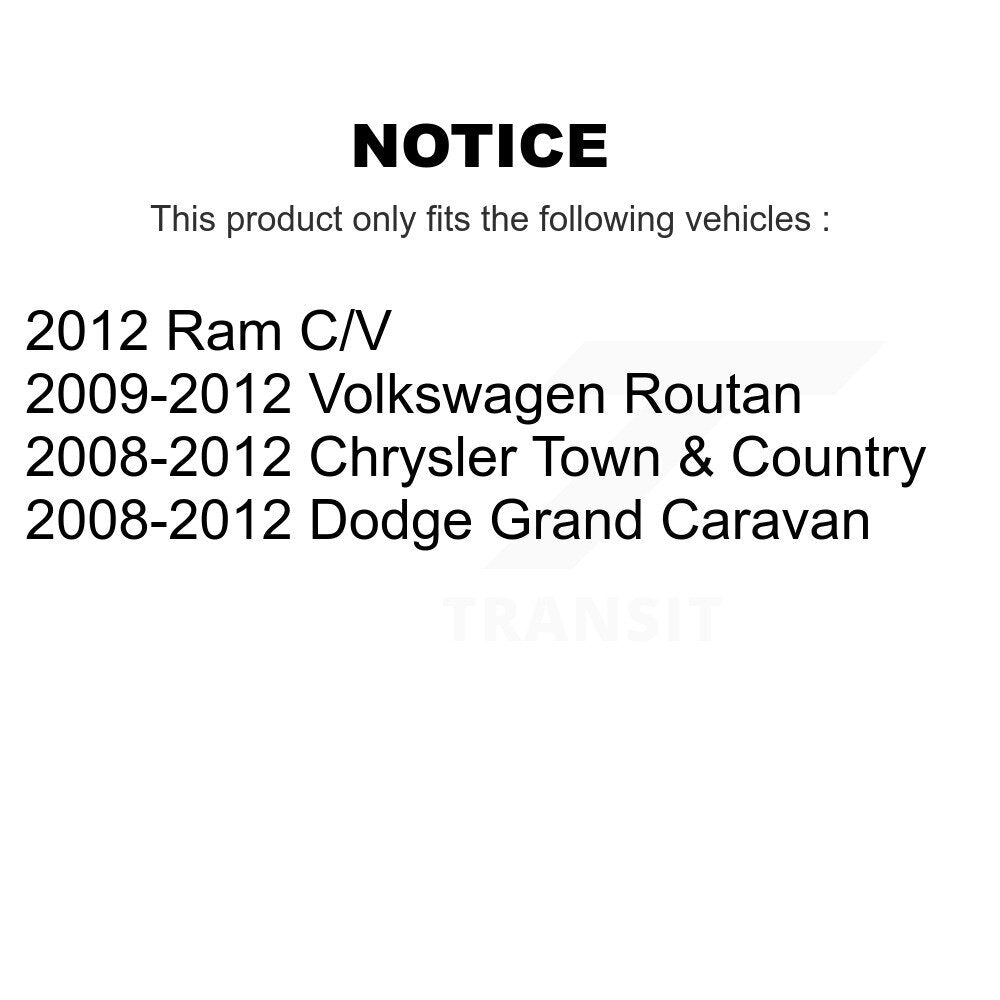 Brake Hydraulic Hose Front Right 12-H620880 For Dodge Grand Caravan Chrysler &
