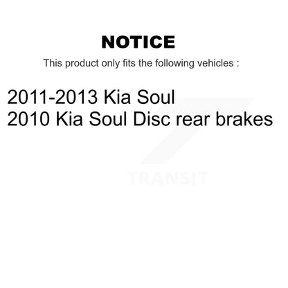 Brake Hydraulic Hose Rear Outer 12-H621378 For Kia Soul