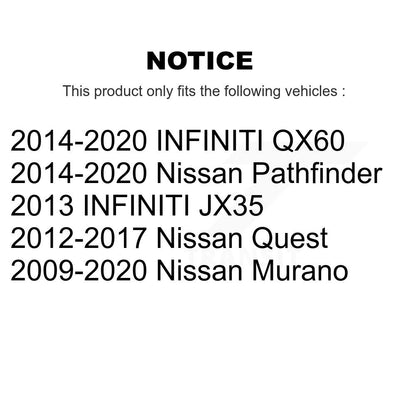 Brake Hydraulic Hose Rear 12-H621545 For Nissan Murano Pathfinder INFINITI QX60