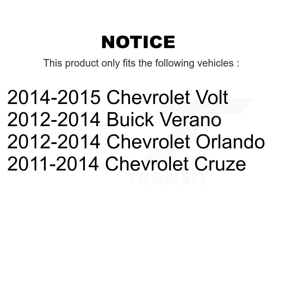 Brake Hydraulic Hose Front 12-H621653 For Chevrolet Cruze Buick Verano Orlando