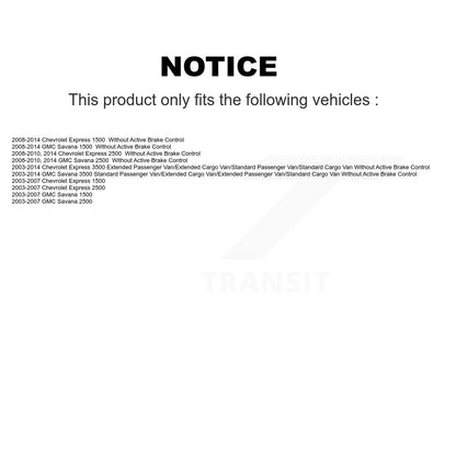 Brake Hydraulic Hose Rear Left 12-H621671 For Chevrolet GMC Express 3500 Savana