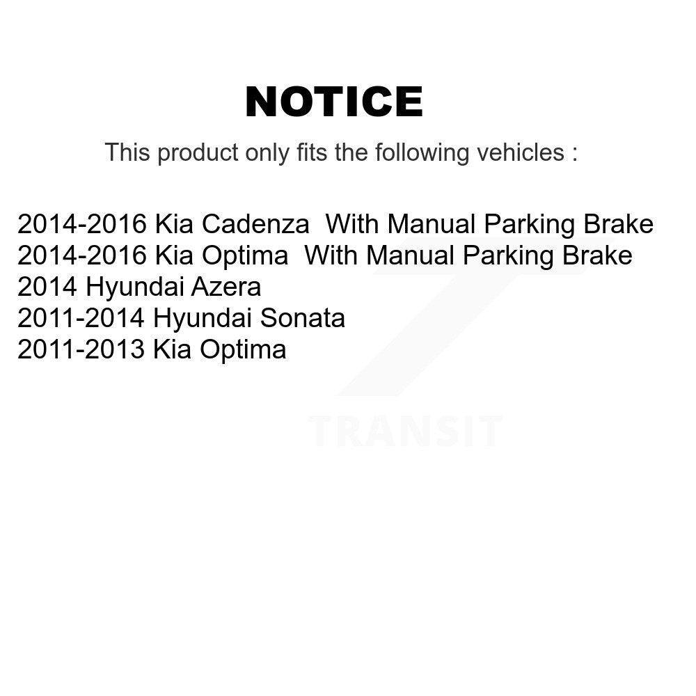 Brake Hydraulic Hose Rear Right 12-H621783 For Hyundai Sonata Kia Optima Cadenza