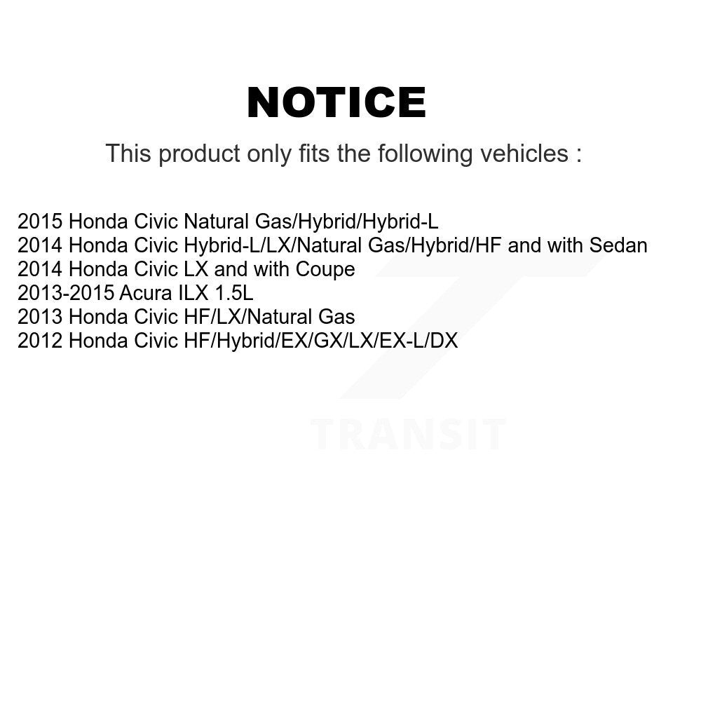 Brake Hydraulic Hose Front Left 12-H621897 For Honda Civic Acura ILX