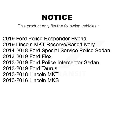 Brake Hydraulic Hose Front Left 12-H622049 For Ford Flex Taurus Police Sedan MKT