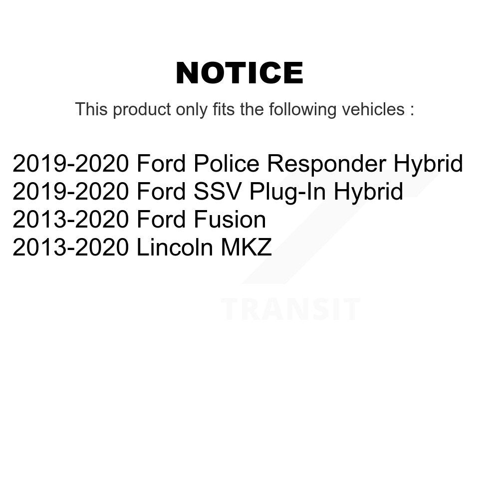 Brake Hydraulic Hose Rear Right 12-H622259 For Ford Fusion Lincoln MKZ Police