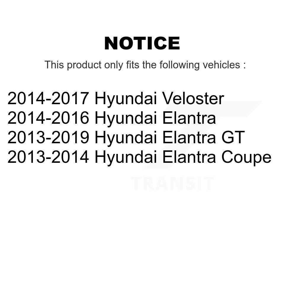 Brake Hydraulic Hose Front Left 12-H622263 For Hyundai Elantra GT Veloster Coupe