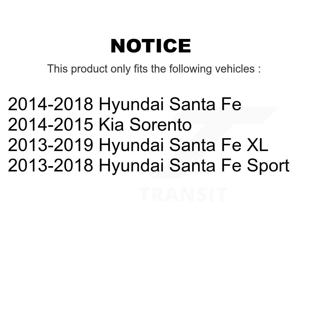 Brake Hydraulic Hose Rear Right 12-H622382 For Hyundai Santa Fe Sport Kia XL