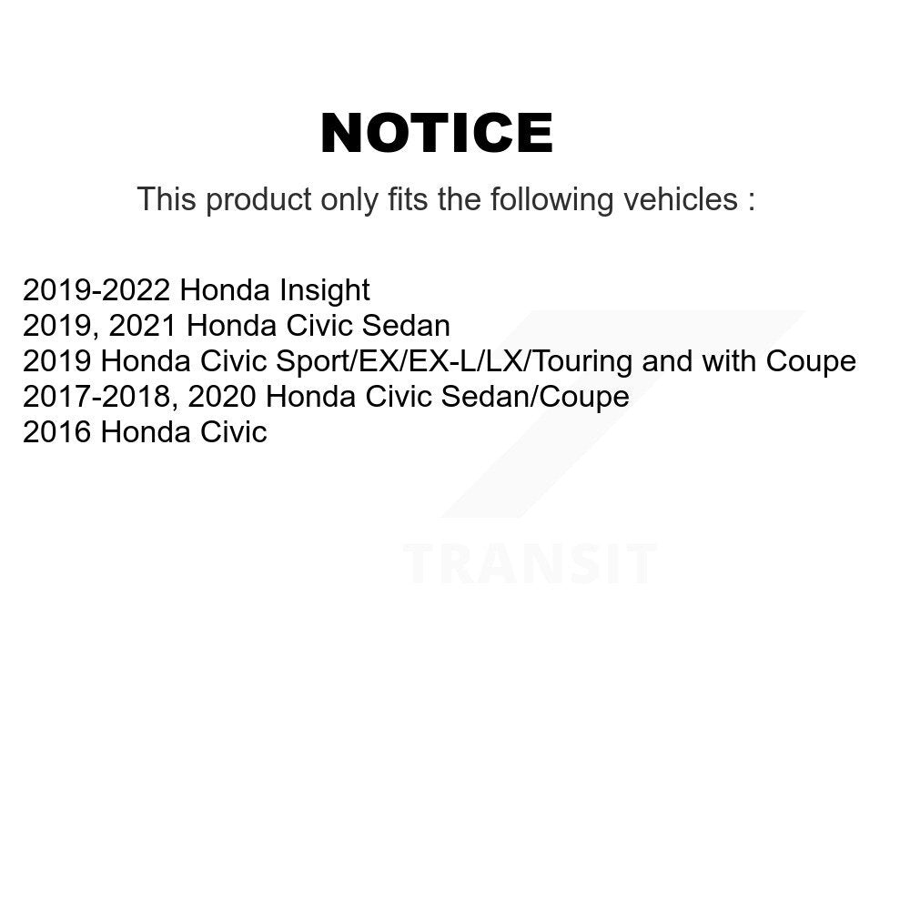 Brake Hydraulic Hose Front Left 12-H622529 For Honda Civic Insight