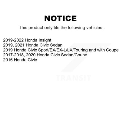Brake Hydraulic Hose Front Left 12-H622529 For Honda Civic Insight