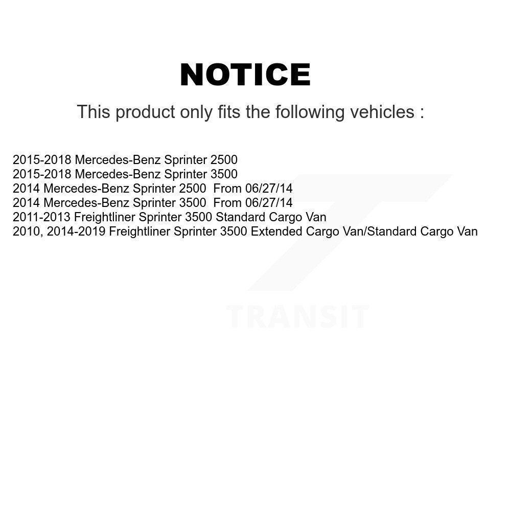 Brake Hydraulic Hose 12-H622560 For Mercedes-Benz Sprinter 2500 3500