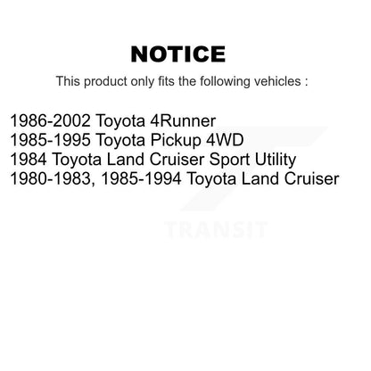 Drum Brake Hardware Kit Rear 13-H17253 For Toyota 4Runner Pickup Land Cruiser