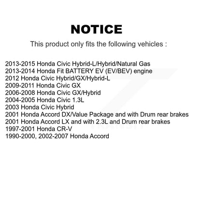 Drum Brake Hardware Kit Rear 13-H17321 For Honda Civic Accord Fit CR-V