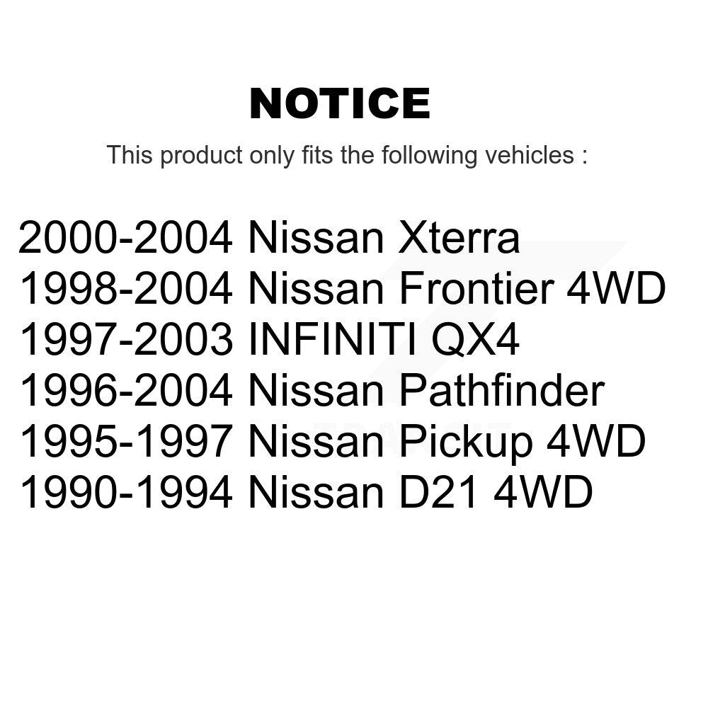 Drum Brake Hardware Kit Rear 13-H17328 For Nissan Pathfinder Xterra Frontier QX4
