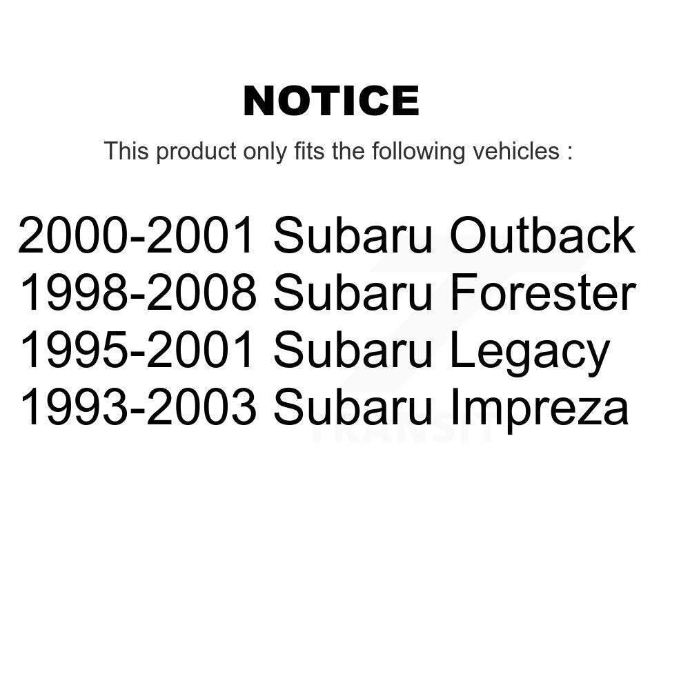 Drum Brake Hardware Kit Rear 13-H17347 For Subaru Forester Impreza Legacy