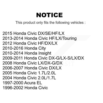 Drum Brake Hardware Kit Rear 13-H17352 For Honda Civic Acura EL Insight City