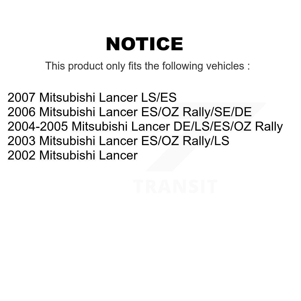 Drum Brake Hardware Kit Rear 13-H17381 For Mitsubishi Lancer