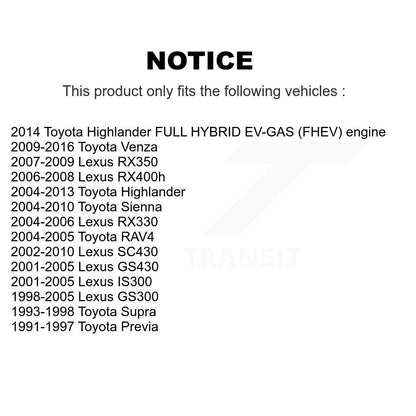 Parking Brake Hardware Kit Rear 13-H17393 For Toyota Venza Sienna Highlander
