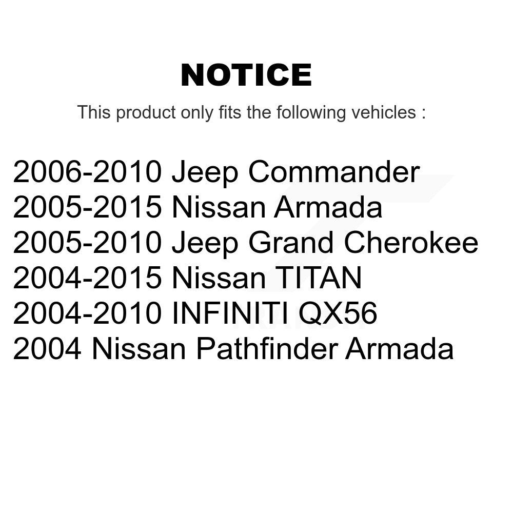 Parking Brake Hardware Kit Rear 13-H17401 For Jeep Nissan Grand Cherokee TITAN