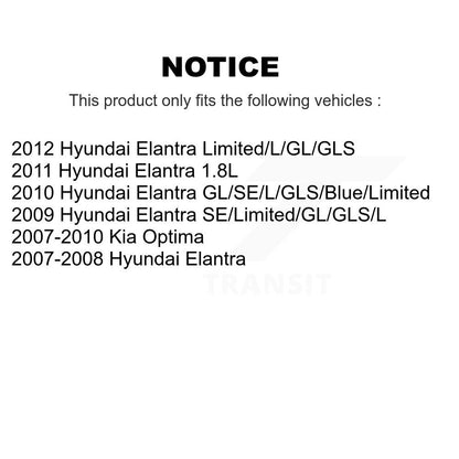 Parking Brake Hardware Kit Rear 13-H17434 For Hyundai Elantra Kia Optima