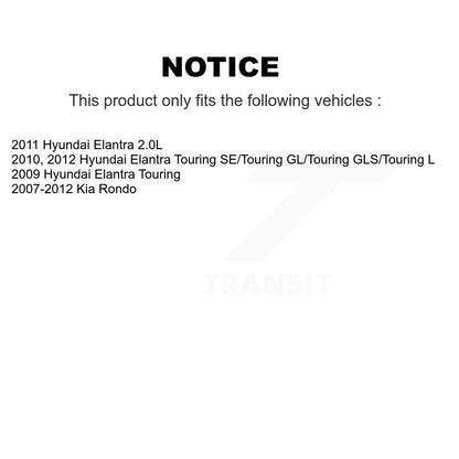 Parking Brake Hardware Kit Rear 13-H17446 For Hyundai Elantra Kia Rondo
