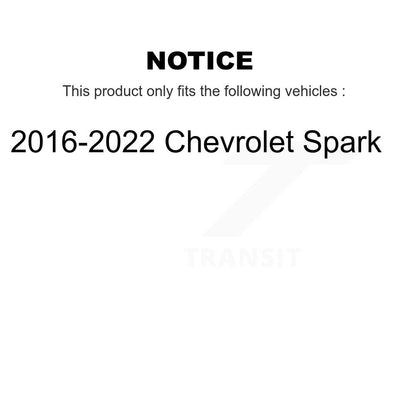 Drum Brake Hardware Kit Rear 13-H17497 For 2016-2022 Chevrolet Spark