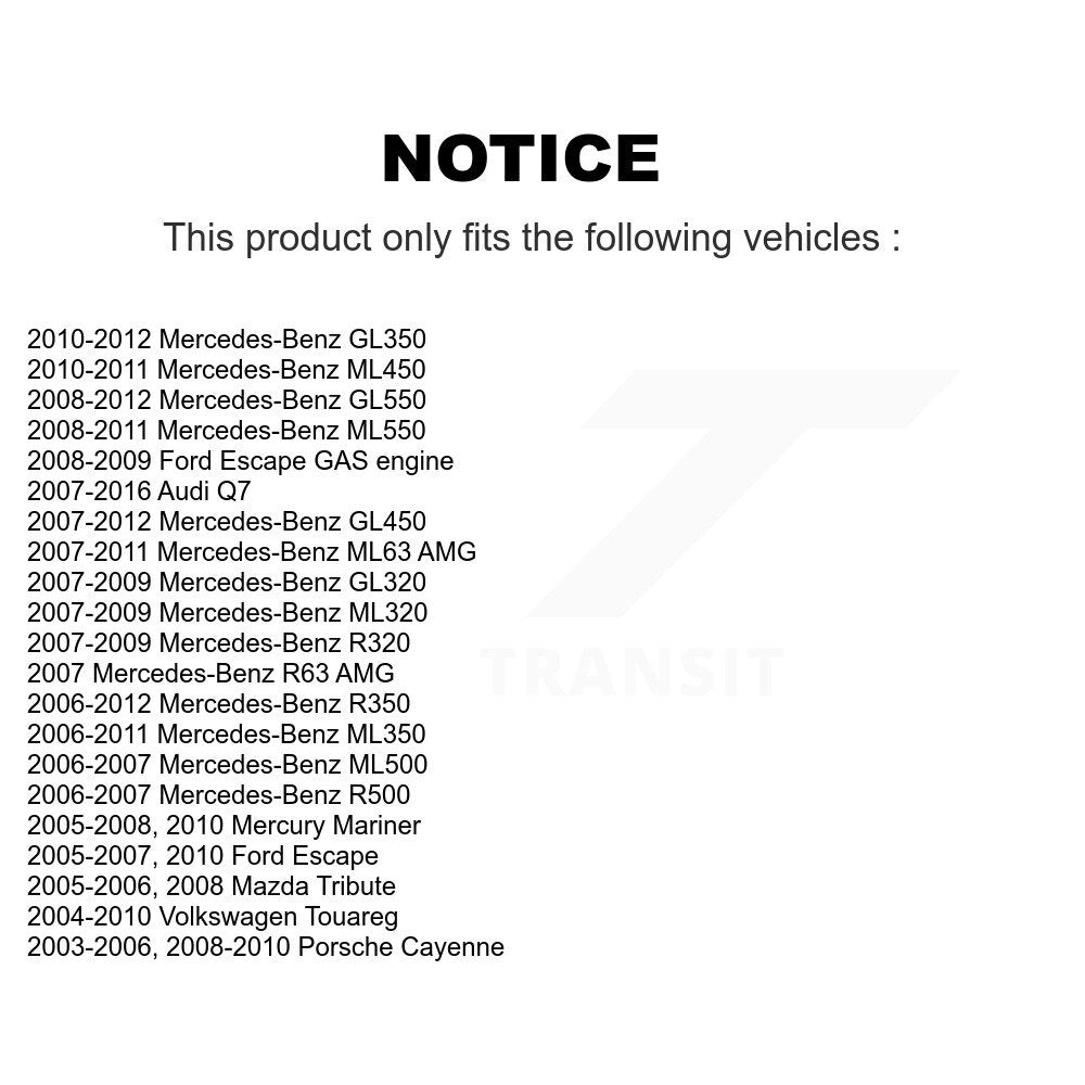 Parking Brake Hardware Kit Rear 13-H7335 For Ford Escape Mercedes-Benz Audi Q7