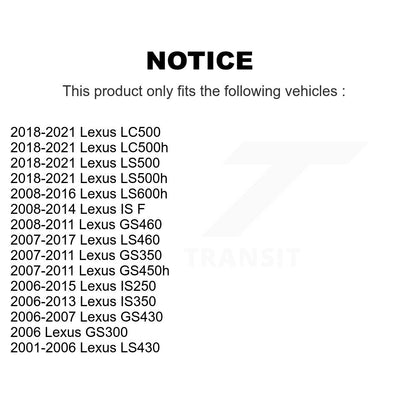 Parking Brake Hardware Kit Rear 13-H7345 For Lexus IS250 IS350 LS460 GS350 LS430