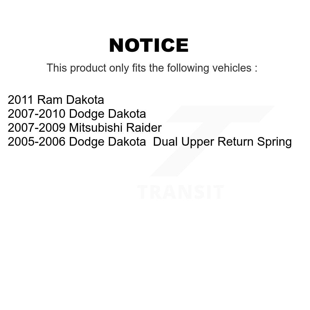 Drum Brake Hardware Kit Rear 13-H7359 For Dakota Dodge Ram Mitsubishi Raider