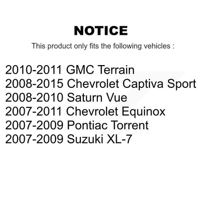 Parking Brake Hardware Kit Rear 13-H7362 For Chevrolet Equinox Pontiac Torrent