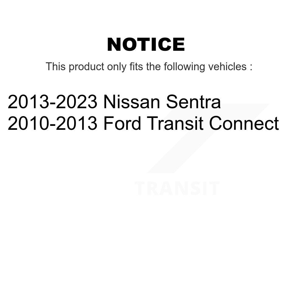 Drum Brake Hardware Kit Rear 13-H7366 For Nissan Sentra Ford Transit Connect