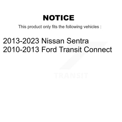 Drum Brake Hardware Kit Rear 13-H7366 For Nissan Sentra Ford Transit Connect