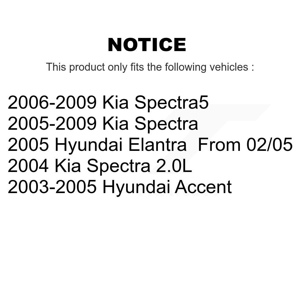 Drum Brake Wheel Cylinder Rear 14-WC370144 For Kia Spectra Hyundai Accent