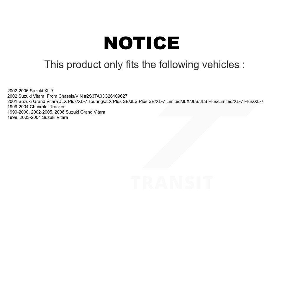 Drum Brake Wheel Cylinder Rear Right 14-WC370159 For Suzuki Chevrolet Tracker