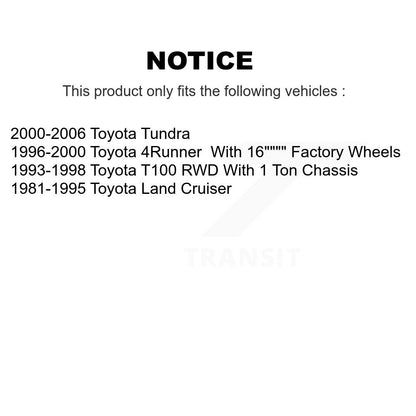 Drum Brake Wheel Cylinder Rear 14-WC37690 For Toyota Tundra 4Runner Land Cruiser