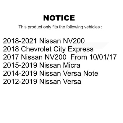 Cabin Air Filter 54-WP10277 For Nissan Micra Versa Note NV200 Chevrolet City