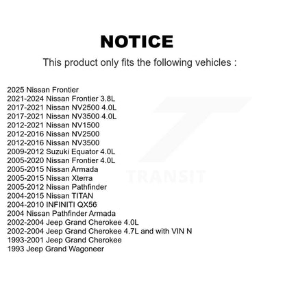 Air Filter 57-46213 For Nissan Frontier TITAN Jeep Grand Cherokee Pathfinder