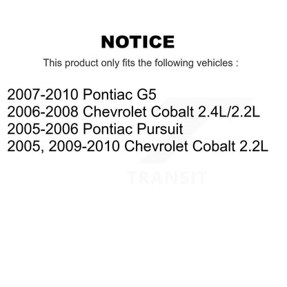 Air Filter 57-49117 For Chevrolet Cobalt Pontiac G5 Pursuit