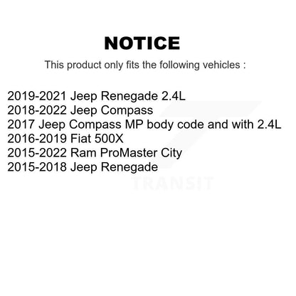 Air Filter 57-WA10337 For Jeep Compass Renegade Ram ProMaster City Fiat 500X
